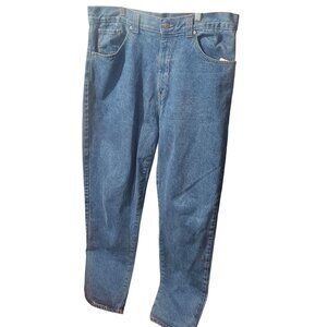 Britches Mens Easy Fit Blue Denim Jeans Waist 36 Inseam 34 100% Cotton Casual We